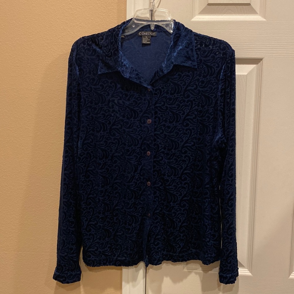 Co & Eddy rayon blend, long-sleeved blouse